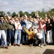 Frühjahr 1990: Nazi-Hools des BFC Dynamo.
